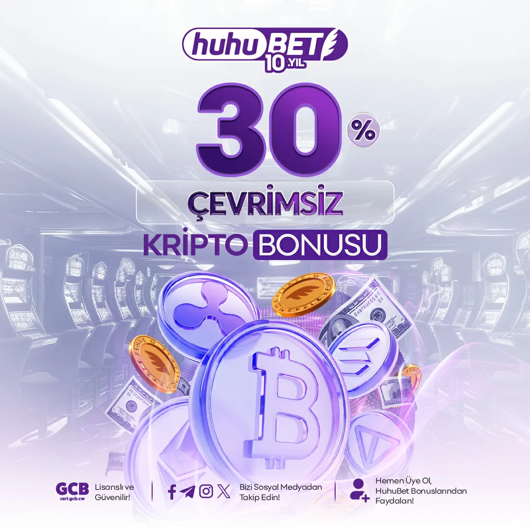 Huhubet kripto yatırım bonusu