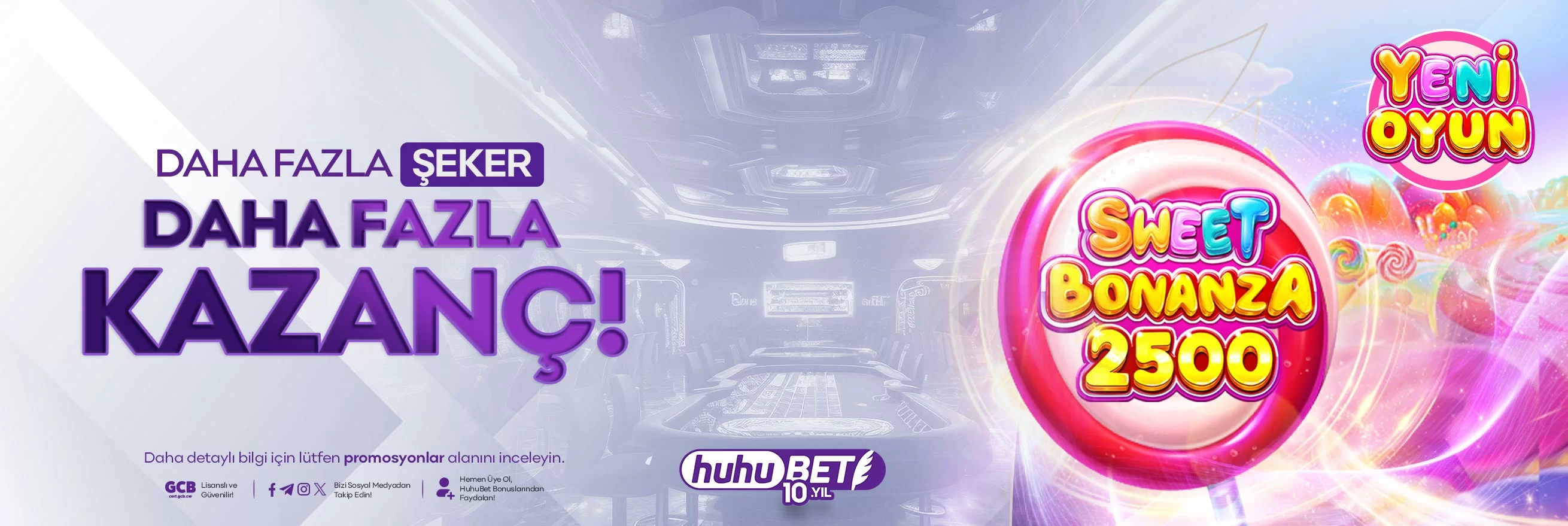Huhubet Sweet Bonanza duyurusu