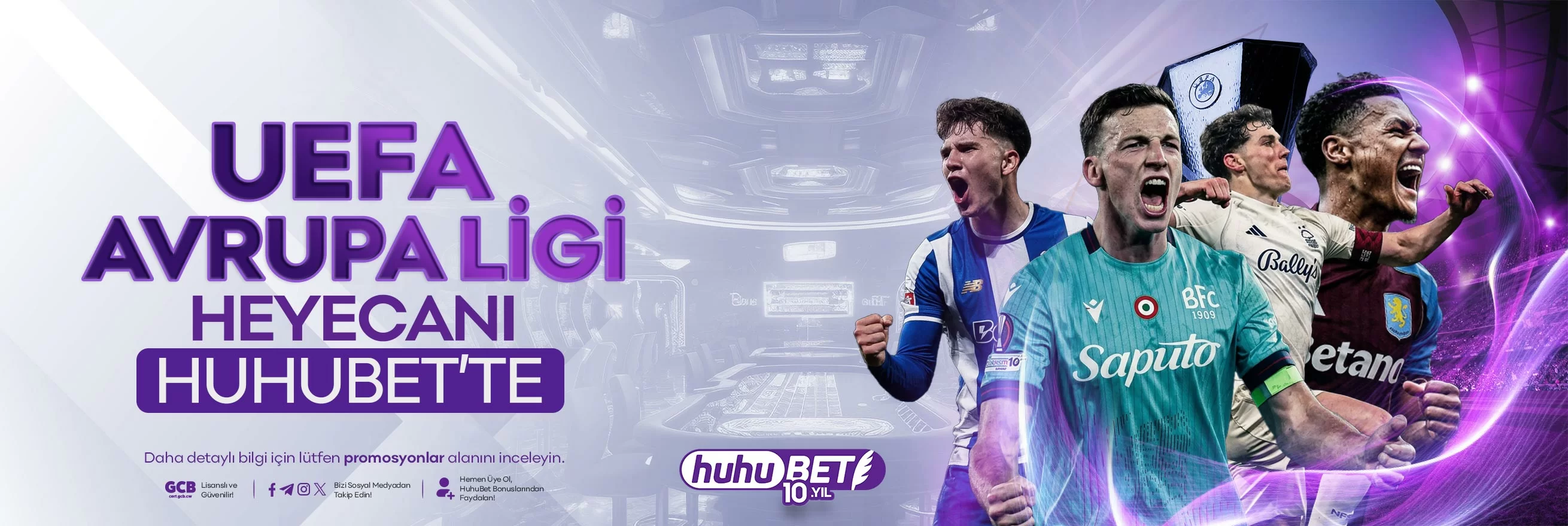 Huhubet UEFA Avrupa Ligi duyurusu